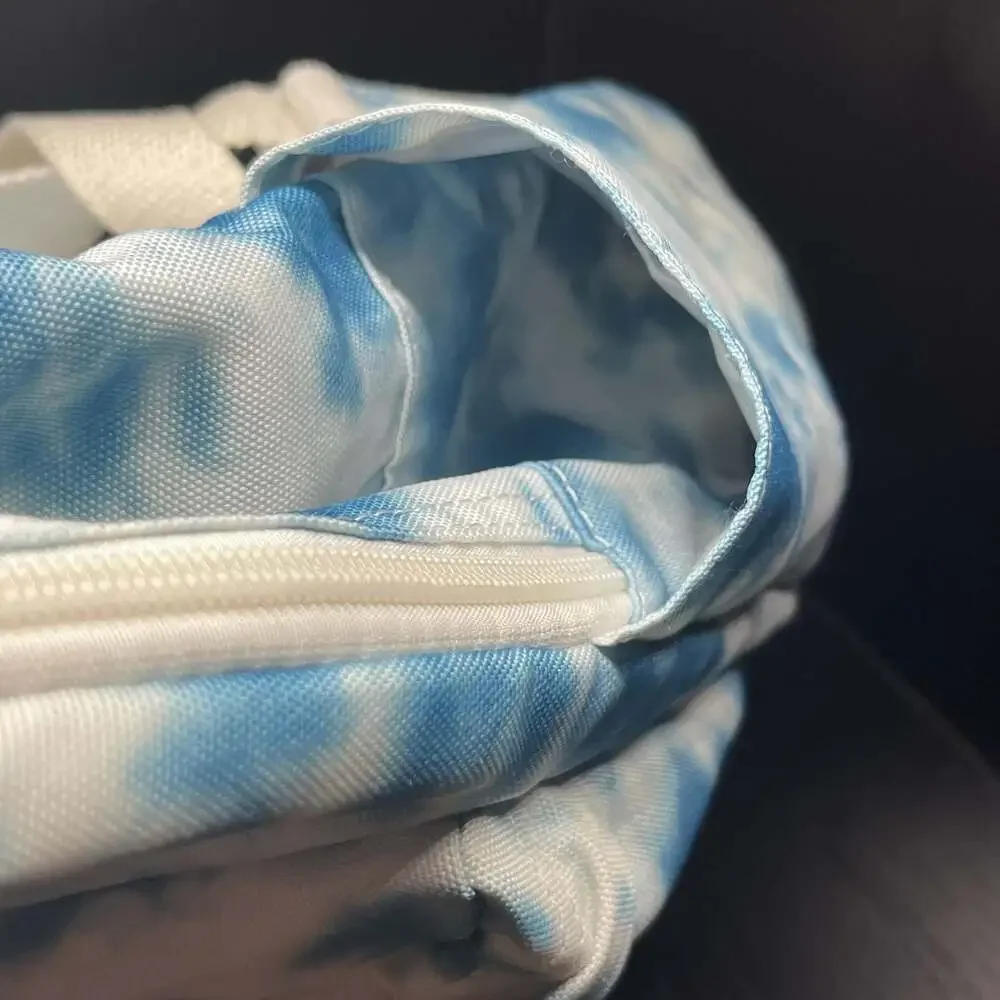 Hot Style Bestie Bag Mini Backpack Blue White Tie Dye Travel School Daypack